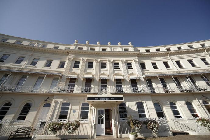 Entrance of the Osborne Hotel, Torquay