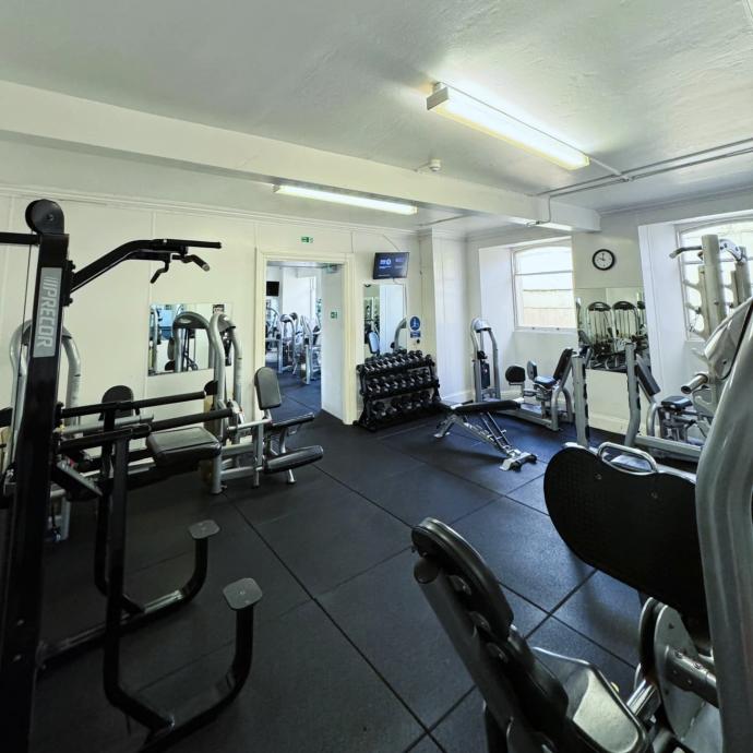 Gym weights room